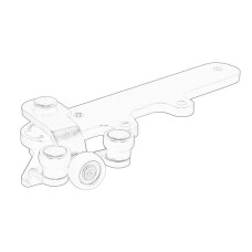 ШКІВ РОЗРУХОВОЇ ДВЕРІ OPEL COMBO (D)