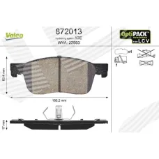 ТОРМОЗНЫЕ КОЛОДКИ OPEL ZAFIRA LIFE