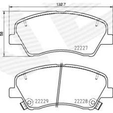 ТОРМОЗНЫЕ КОЛОДКИ KIA STONIC