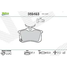 ТОРМОЗНЫЕ КОЛОДКИ CITROEN C4