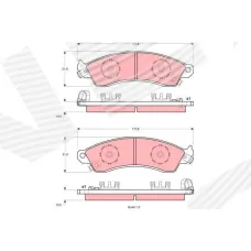 ТОРМОЗНЫЕ КОЛОДКИ FORD MUSTANG