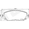 ТОРМОЗНЫЕ КОЛОДКИ TOYOTA RAV 4 (XA50)