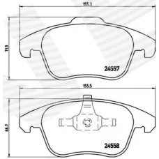 ТОРМОЗНЫЕ КОЛОДКИ OPEL MOKKA
