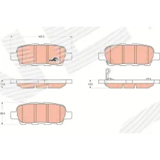 ГАЛЬМІВНІ КОЛОДКИ NISSAN QUEST