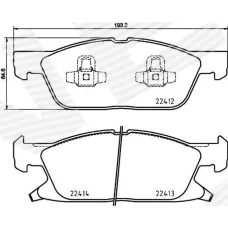 ТОРМОЗНЫЕ КОЛОДКИ FORD KUGA