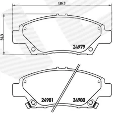 ТОРМОЗНЫЕ КОЛОДКИ HONDA JAZZ