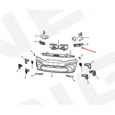 КРЕПЛЕНИЕ БАМПЕРА DODGE DURANGO