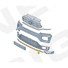 СПОЙЛЕР БАМПЕРА VOLKSWAGEN 17 -
