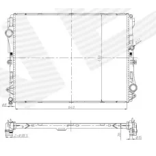 РАДИАТОР MERCEDES BENZ VITO/V-CLASS (W447)