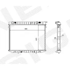 Радіатор OPEL FRONTERA (A)