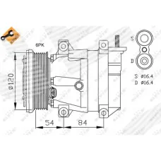 КОМПРЕССОР КОНДИЦИОНЕРА CHEVROLET LACETTI/NUBIRA (KLAN/J200)