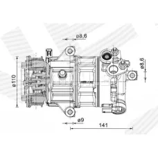 КОМПРЕСОР КОНДИЦІОНЕРА FORD KUGA