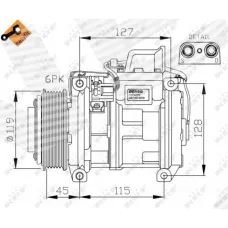 КОМПРЕСОР КОНДИЦІОНЕРА MERCEDES VARIO BUS