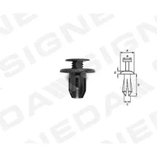 ПЛАСТМАССОВЫЕ КРЕПЛЕНИЯ OPEL KARL