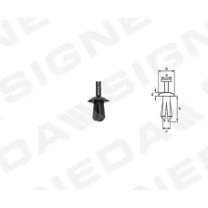 ПЛАСТМАСОВІ КРІПЛЕННЯ VOLKSWAGEN (B2)