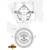 ТЕРМОСТАТ OPEL REKORD (E)