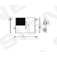 РАДИАТОР КОНДИЦИОНЕРА MERCEDES BENZ (S-KL W222)