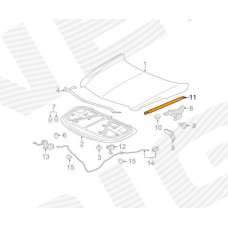 АМОРТИЗАТОР КАПОТА CADILLAC XT5