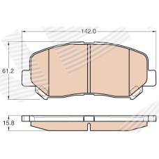 ТОРМОЗНЫЕ КОЛОДКИ MAZDA CX-5