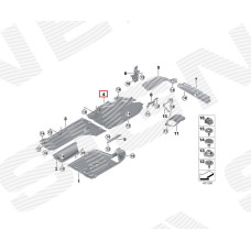 НИЖНЯЯ ЗАЩИТА BMW X7 (G07)