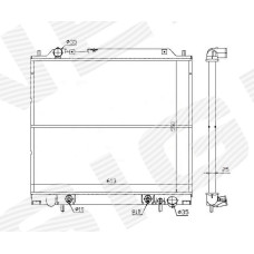 РАДИАТОР MITSUBISHI SPACE GEAR (PA/B/D)