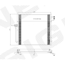 РАДИАТОР КОНДИЦИОНЕРА MERCEDES BENZ (M-KL W166)