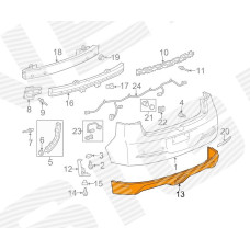 СПОЙЛЕР БАМПЕРА CHEVROLET VOLT