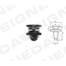 ПЛАСТМАССОВЫЕ КРЕПЛЕНИЯ VOLKSWAGEN (B5+)