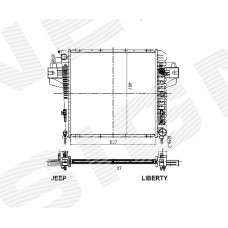 РАДИАТОР JEEP LIBERTY (KK)